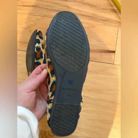Rothy's Women's Flats - Round Toe Retired Adorable Leopard Print size 8 - Picture 3 of 10